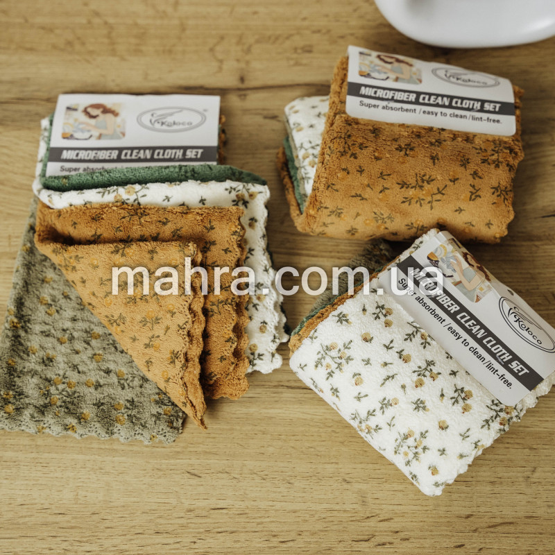 Серветки для кухні з квітами - фото 3