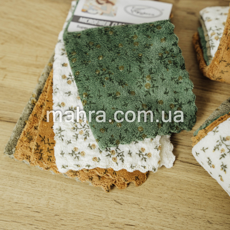 Серветки для кухні з квітами - фото 1