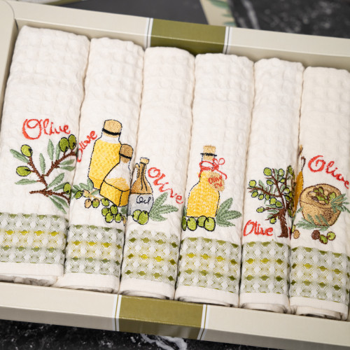 Фото  товара набір турецьких рушників Olive