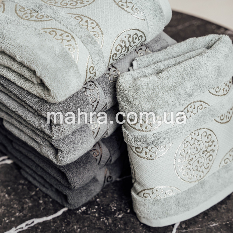 рушники кружки сірі - фото 1