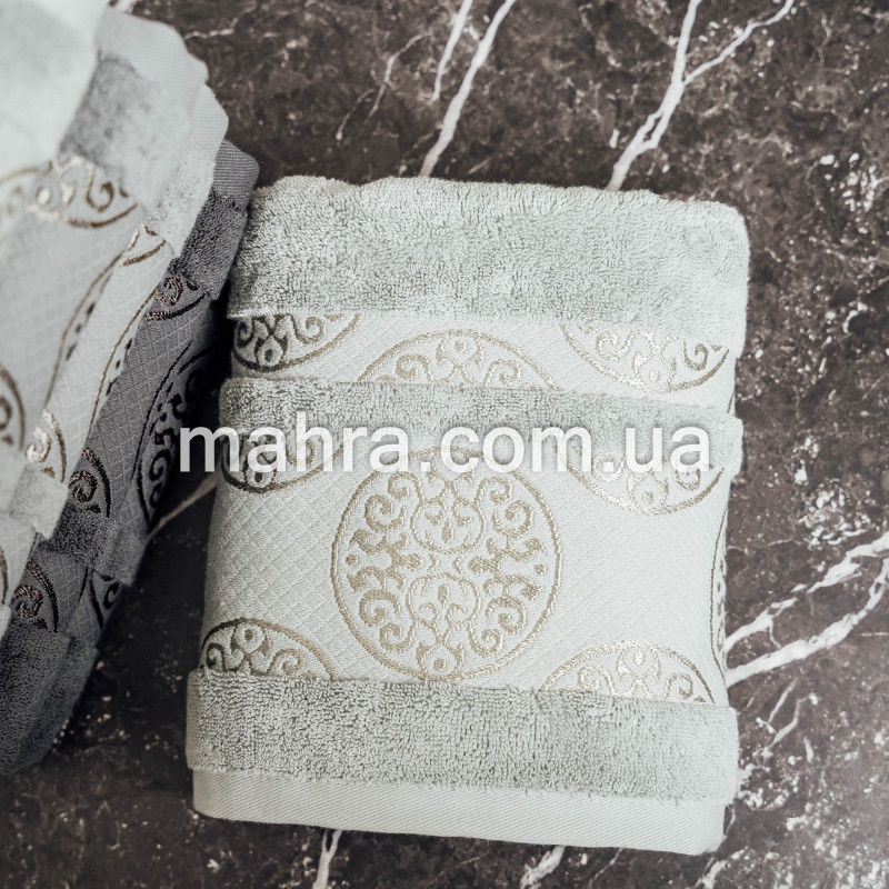 рушники кружки сірі - фото 6