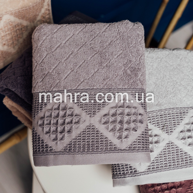 Рушники вафельний ромбік - фото 3