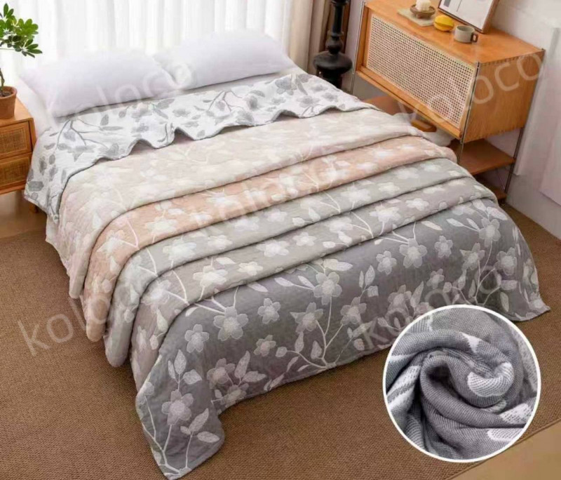 Покривало муслін 200*230 Квіти - фото 1