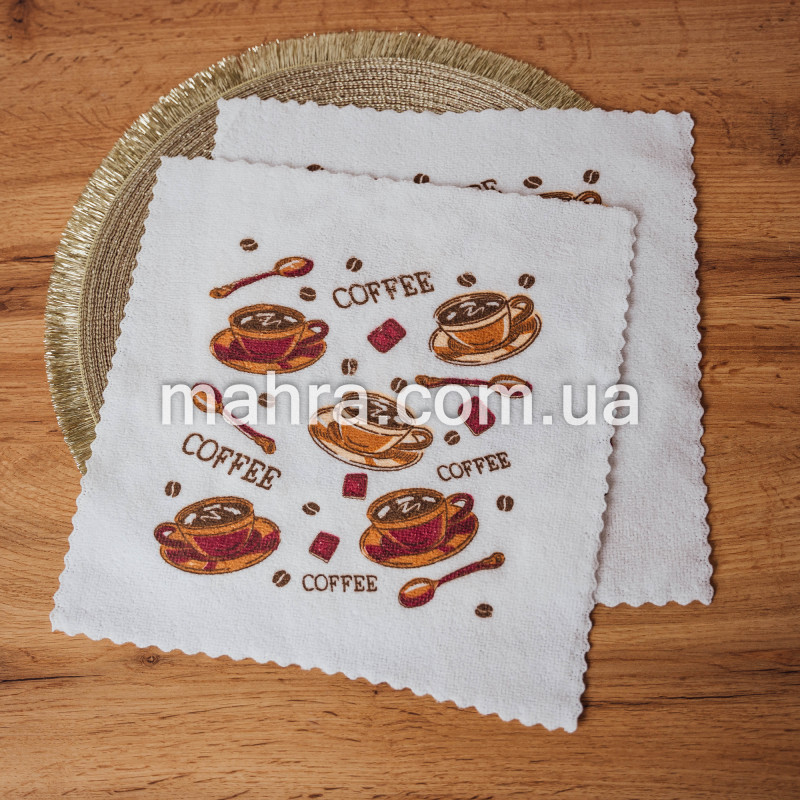 серветки кава 30*30 - фото 1