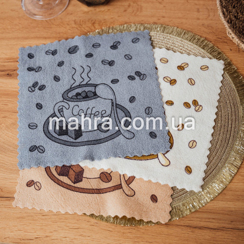 Фото  товара салфетки кофе беж 25*25