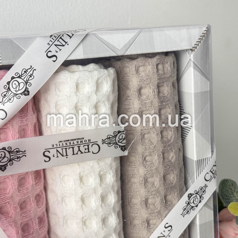 Набір рушників вафелька - фото 3