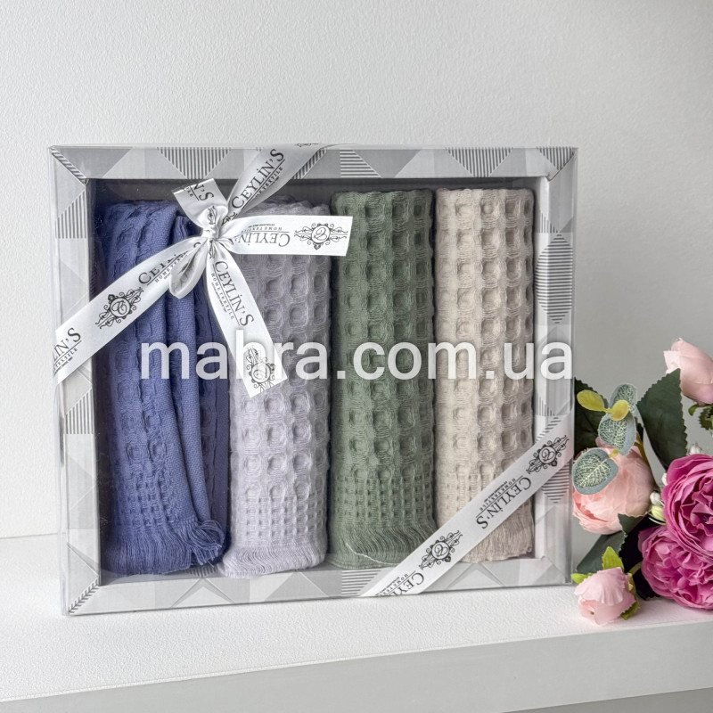 Набір рушників вафелька - фото 2