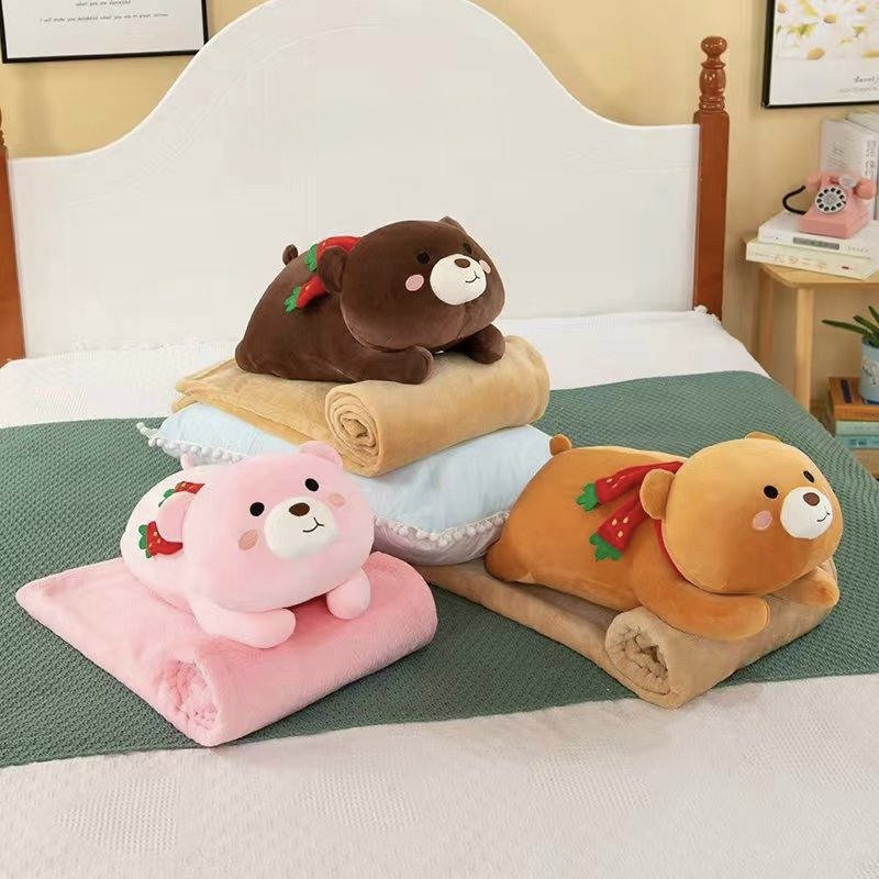 Ведмедик з шарфом - фото 1