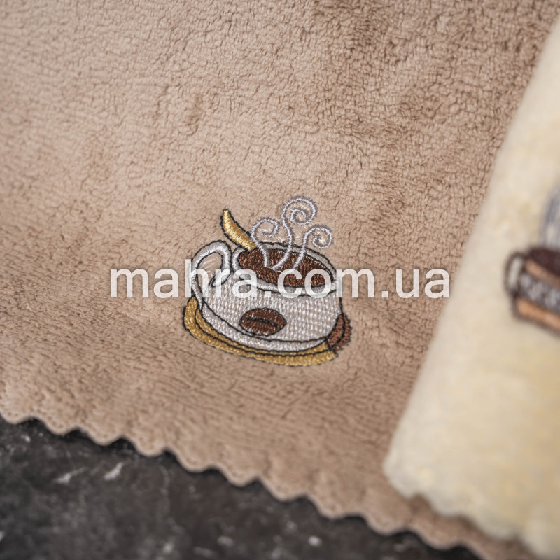 рушники для рук чашка кави - фото 3