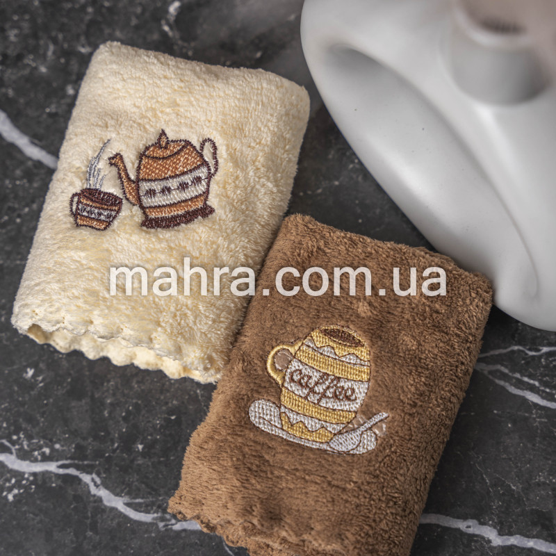 рушники для рук чашка кави - фото 4