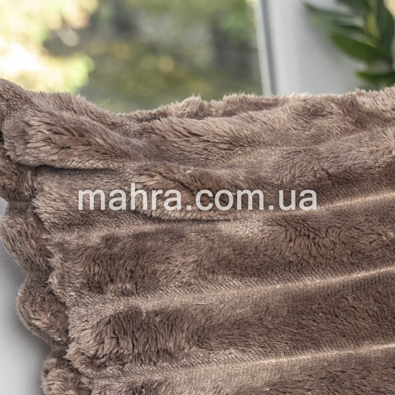 Наволочка Шарпей темно-коричнева - фото 2