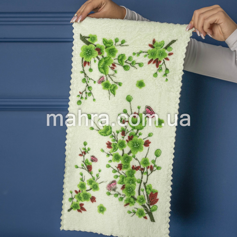 Рушники для рук з метеликом і квітами - фото 5