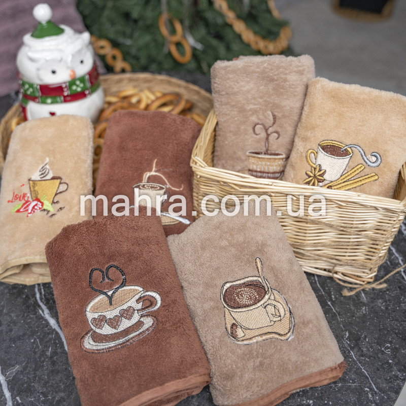 Кухонні рушники з кавою - фото 1