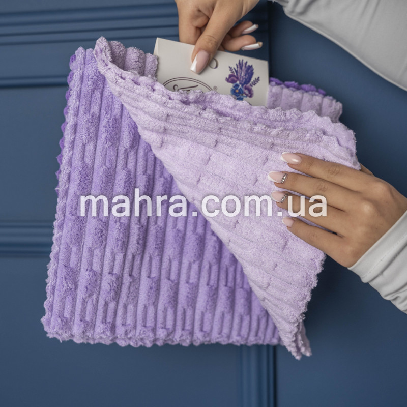 Кухонні серветки для рук лаванда - фото 4