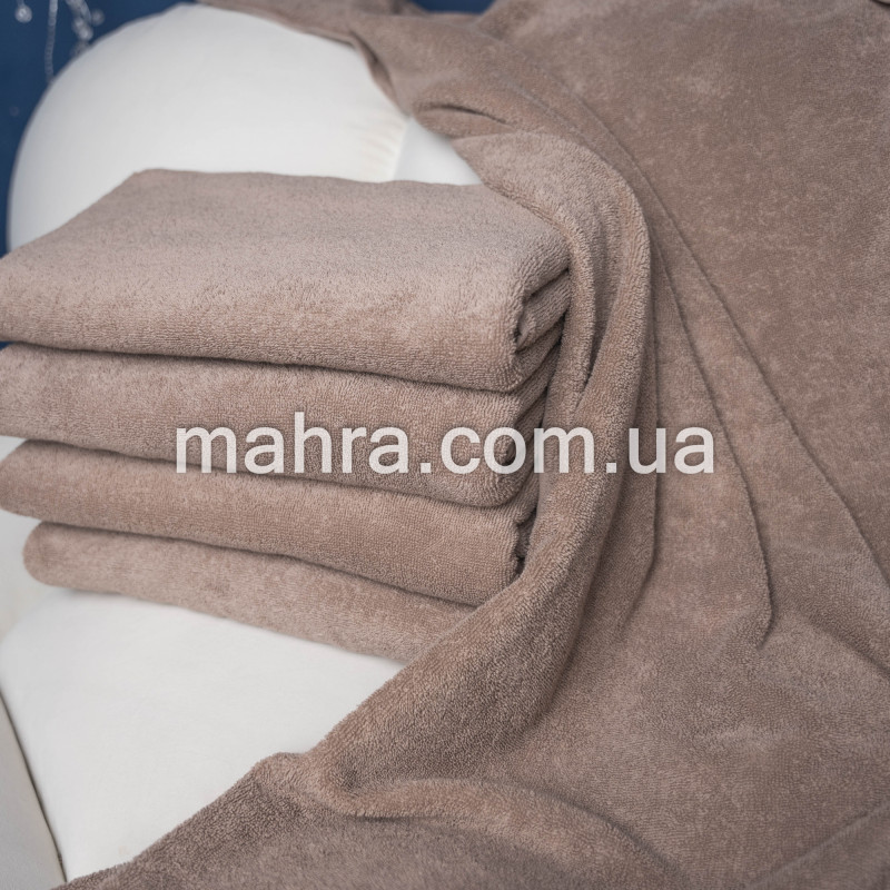 Банні рушники темно-бежеві - фото 3