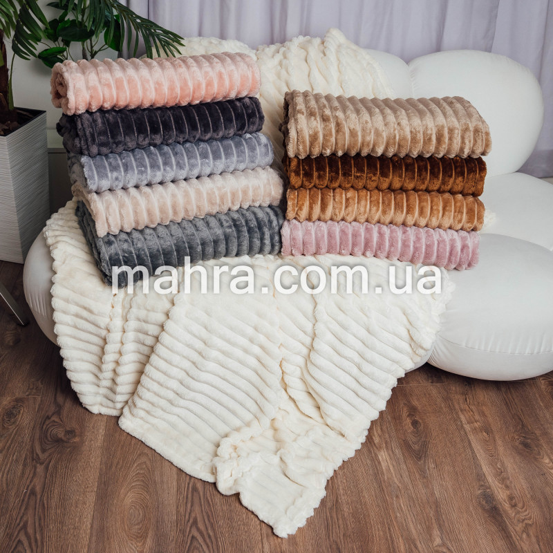 Плед Шарпей полоска 3 см - фото 1