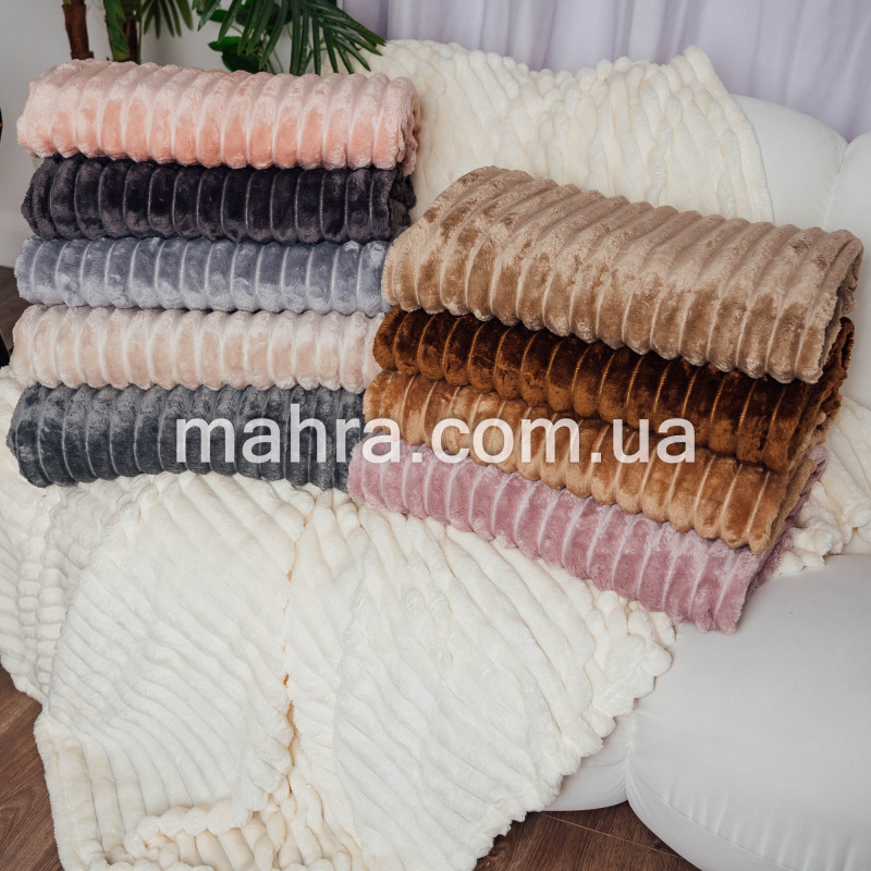 Плед Шарпей полоска 3 см - фото 5