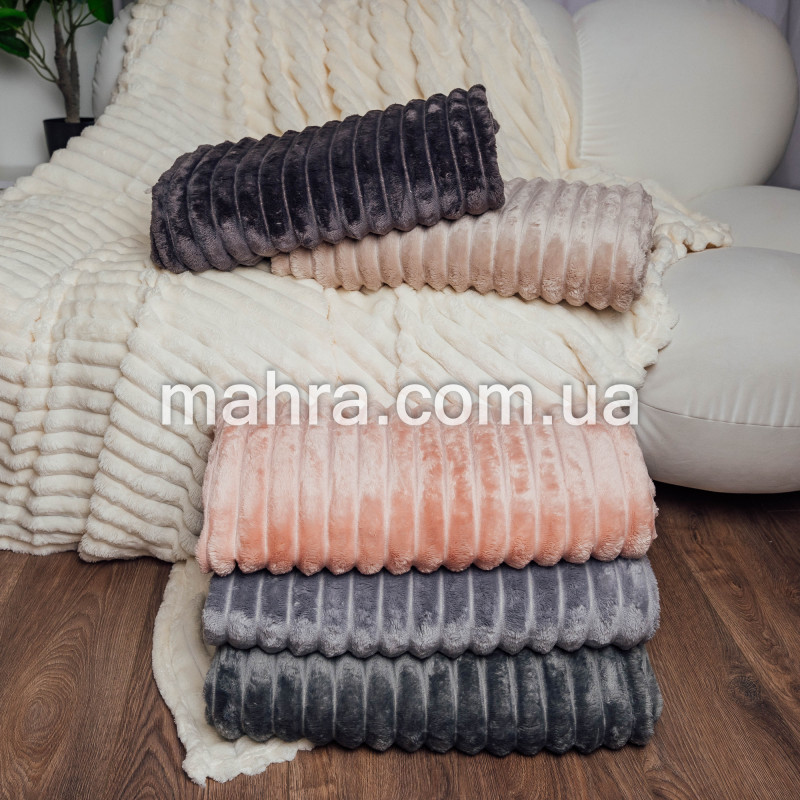 Плед Шарпей полоска 3 см - фото 3