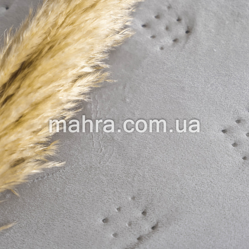 Покривало світло-сіре з наволочками - фото 2