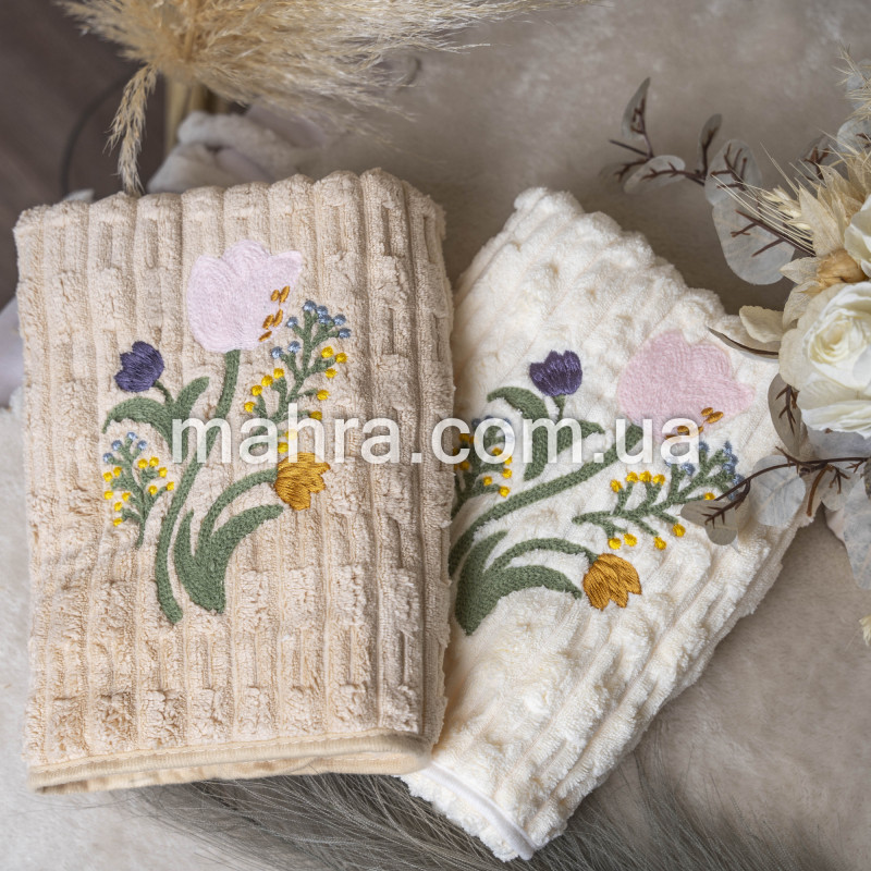 кухонные полотенца Цветок - фото 3