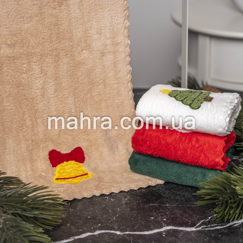 Новорічні рушнички для рук - фото 1