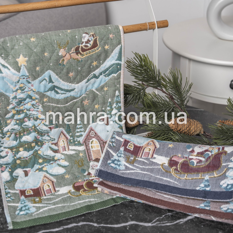 рушники льон новий рік - фото 1