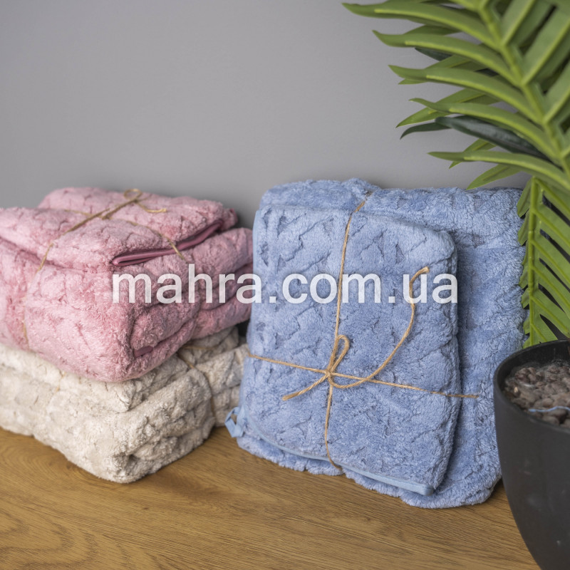 набір рушників в мішечку - фото 3