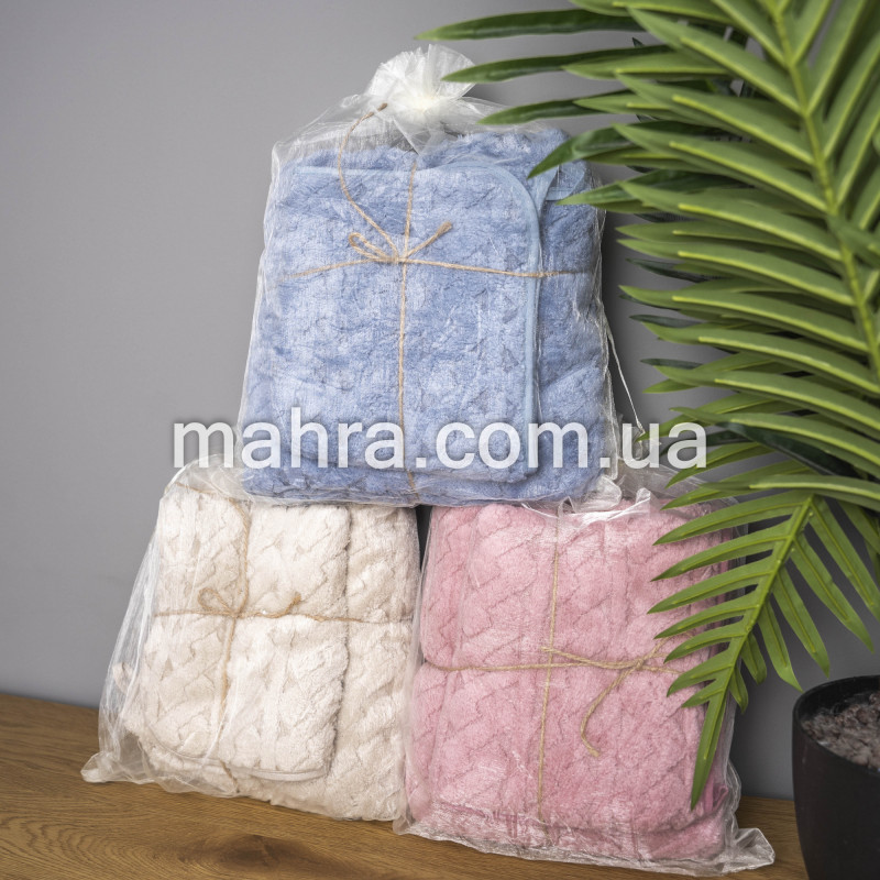 набір рушників в мішечку - фото 2