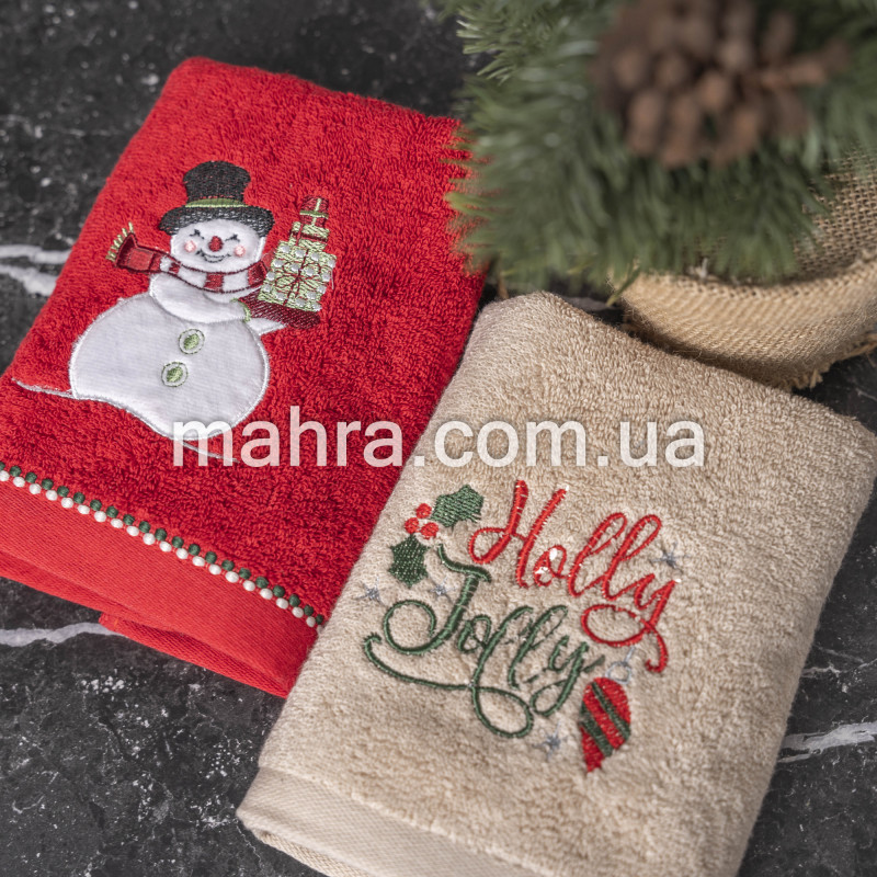 кухонні новорічні рушники - фото 2