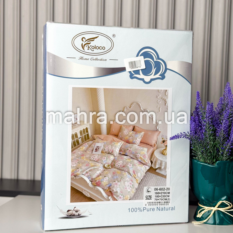 Постіль котон євро №23 - фото 2