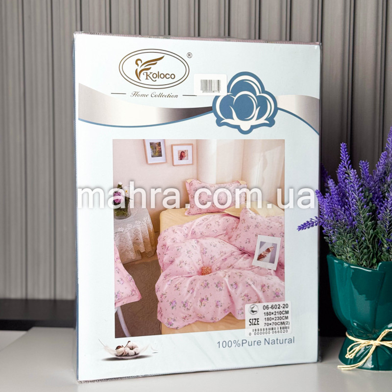 Постіль котон євро №21 - фото 2