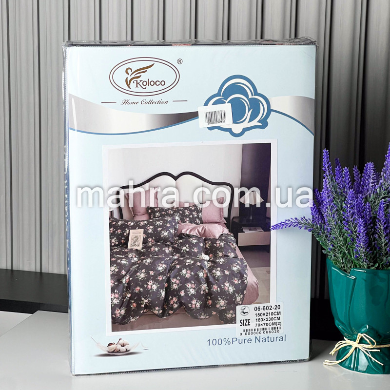 Постіль котон євро №3 - фото 2