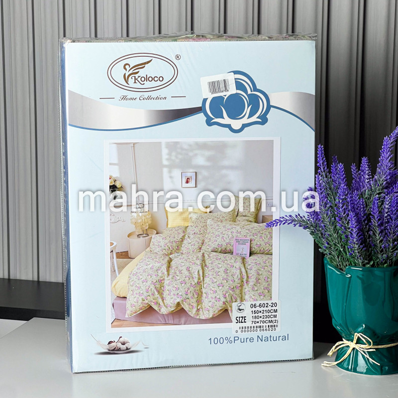 Постіль котон євро №2 - фото 2