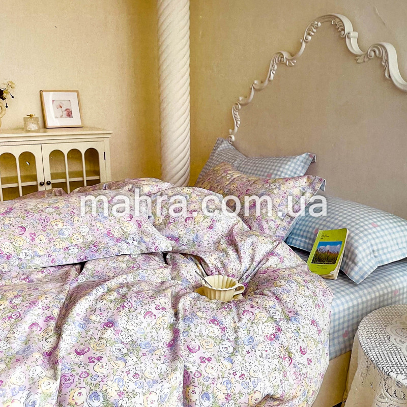 Постіль котон євро №15 - фото 1