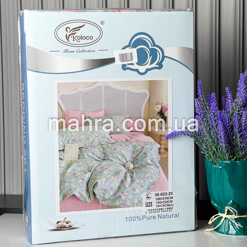Постіль котон євро №20 - фото 2