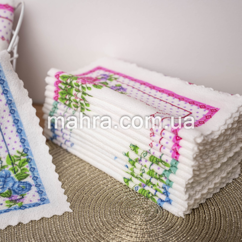 Рушники для рук з букетом - фото 4