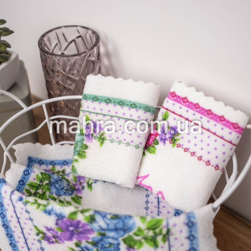 Рушники для рук з букетом - фото 3
