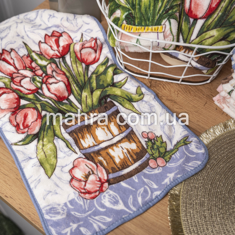 Кухонні рушники з тюльпанами - фото 5