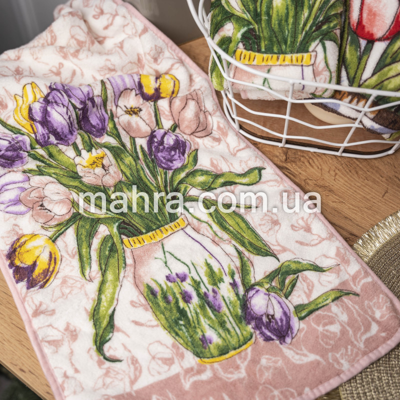 Кухонні рушники з тюльпанами - фото 6