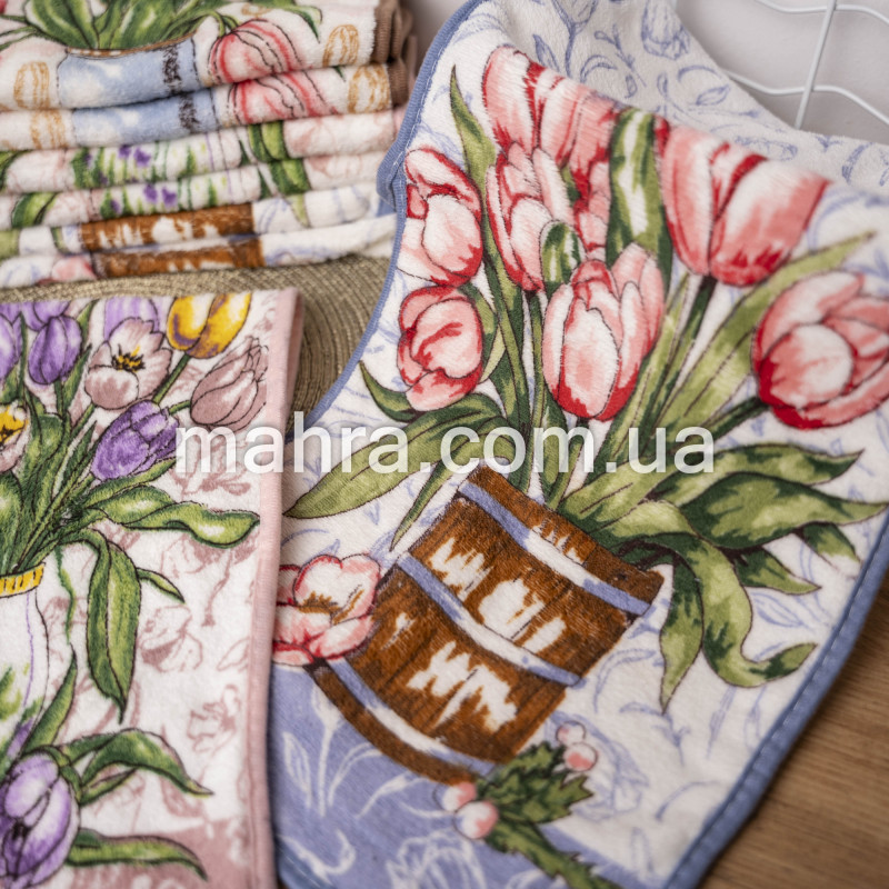 Рушники для рук з тюльпанами - фото 2