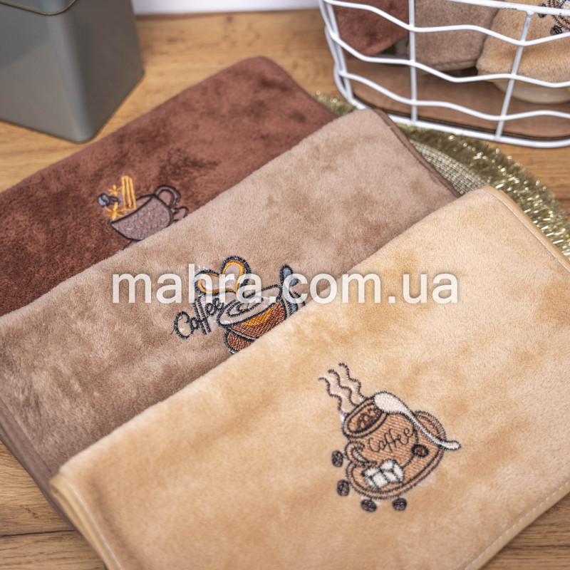 Кухонні рушники темна кава - фото 3
