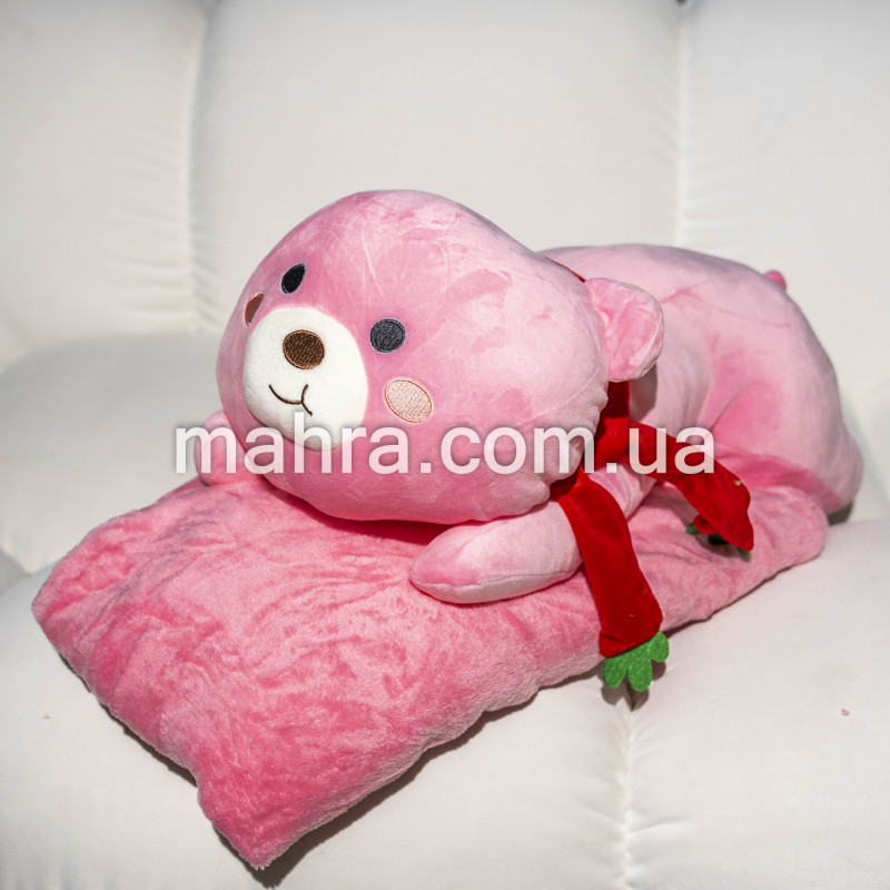 Ведмедик з шарфом - фото 4