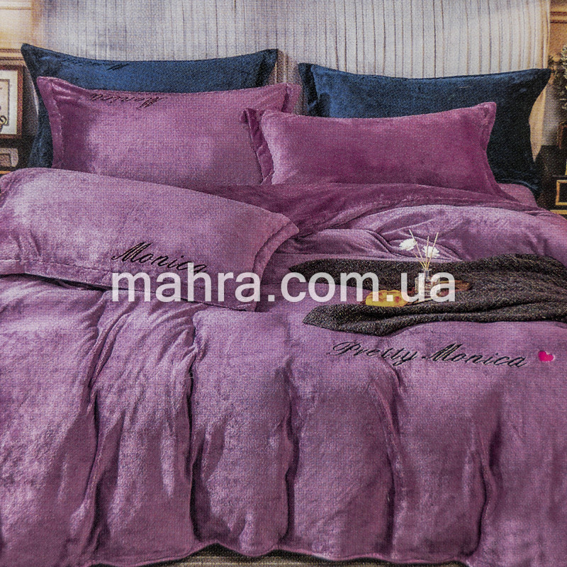 Постіль Monica фіолет євро - фото 1
