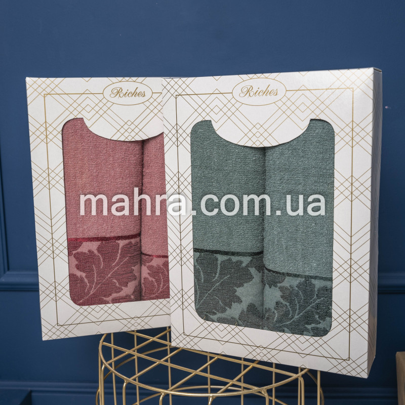 Набір рушників баня/лице Листочок - фото 3