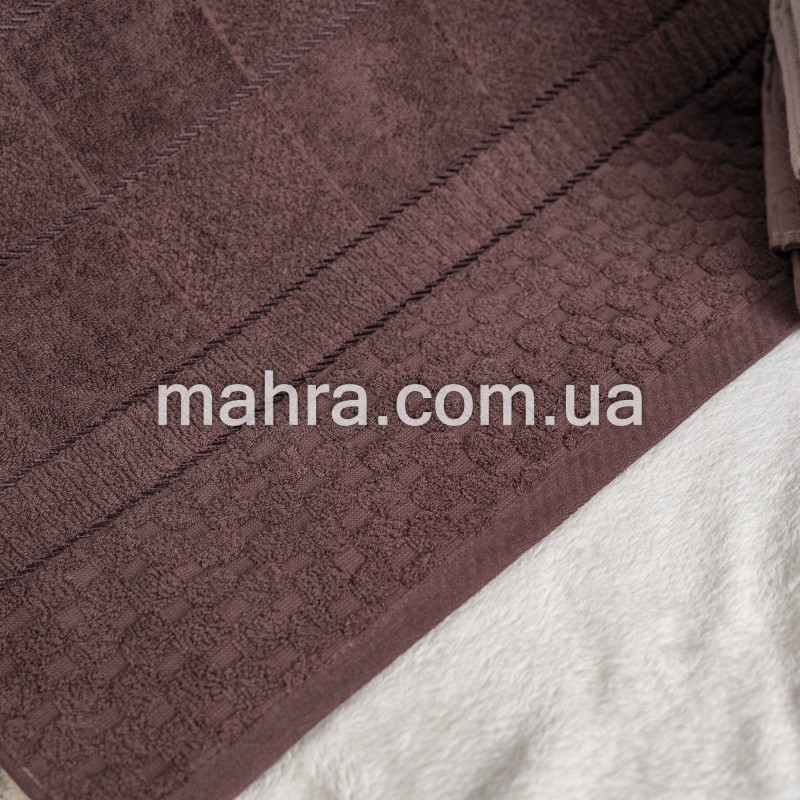 Рушники тиснення коричневі  - фото 3