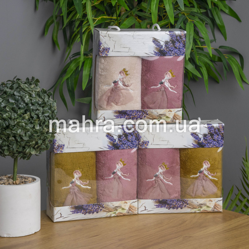 Набір рушників принцеса мікрофібра - фото 4