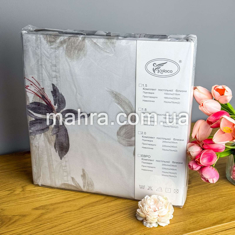 Постіль Koloco сатин №23  - фото 2