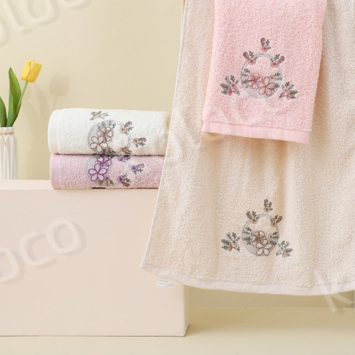 Фото  товара полотенца кухонные цветы