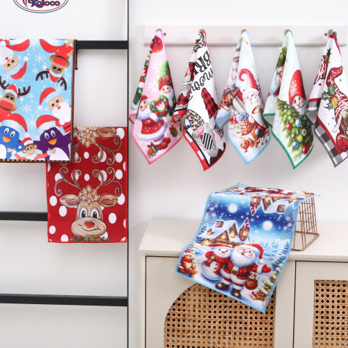 Фото  товара рушники для рук санта