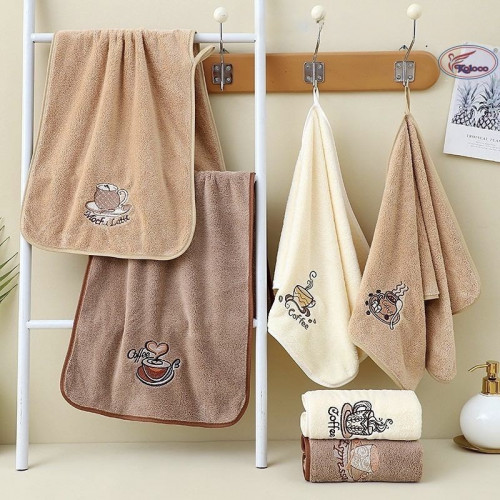 Фото  товара Кухонные полотенца с кофе